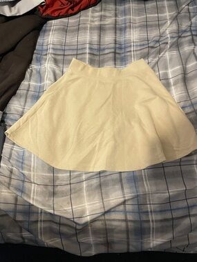 Place Cream Circle Skater Skirt